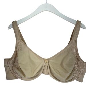 George Beige Floral Lace Bra size 46D
